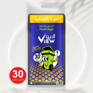 أكياس نفايات بكت فيو (VIEW) - عبوة اقتصادية 30 جالون.