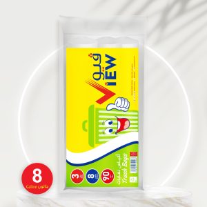 أكياس نفايات فيو (VIEW) - مقاس 8 جالون (90 حبة).